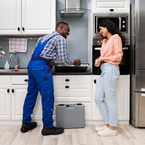 what kind of warranty do you offer on your cooktop repair services in Palacios